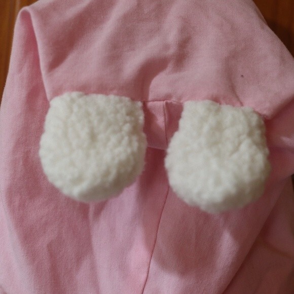 Casual Time Vintage 90s 24M Girls Snow Suit Pink Winter Teddy Bear - Picture 9 of 16